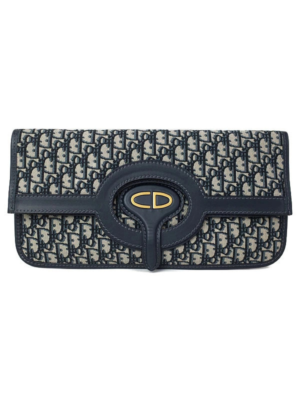 Christian Dior Oblique Clutch Bag Tote